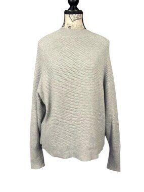 Prologue Chic Minimalist Heather Gray Sweater Size M Casual Comfort